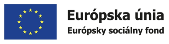 Logo - EU-Európsky sociálny fond